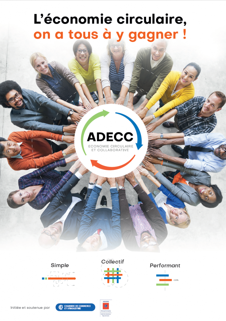 Affiche l'économie circulaire on a tous à y gagner