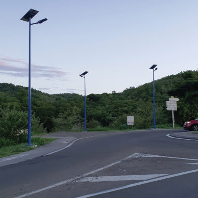 Éclairage routier solaire aux 3 îlets (Martinique) - Combi Top 2 et 3 | Tekk M St Luc 1