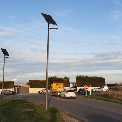 Lampadaires solaires de route à Poitiers (86) - Combi Top 5 | Griff S