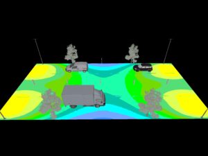 Etude de cas photométrique. Lampadaires solaires pour routes