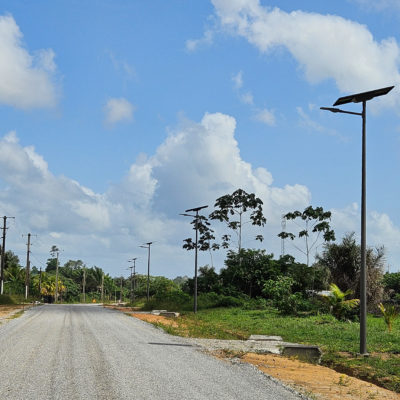 Éclairage solaire pour route à Apatou (Guyane) - Combi Top 5 | Tekk S